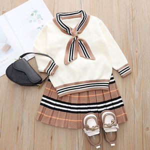 Venta al por mayor de ropa para niños de 1 a 7 <span class=keywords><strong>años</strong></span> 2025, Ropa para Niñas, conjunto de primavera, suéter de punto, chándal, conjunto de Ropa para Niñas para niños - Product Image 5