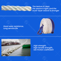 Corde en nylon solide et flexible, forte absorption des chocs, pour l'emballage, la construction et la liaison