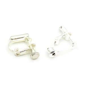 Clip-on Earrings U-shaped <b>Screw</b> Adjustable Gold Zinc Alloy DIY Fashion Jewelry for Non-Pierced Ears - Product Image 2