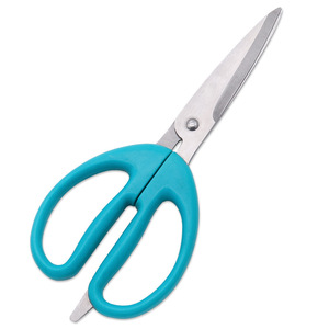 <b>Kitchen</b> <b>Scissor</b> Stainless Steel Light Blue Straight Head Home Use Bulk Specification - Product Image 2