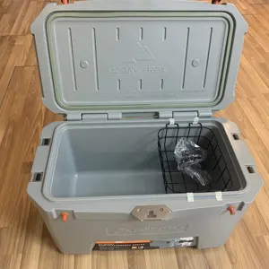 OEM LDPE Rotomolded Plastic Cooler box Injected PU foam Rotomolding