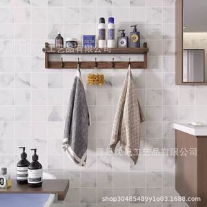 Ganchos de Acero Inoxidable para Montar en la Pared, Autoadhesivos, Sin Necesidad de Instalación, Perchero de Cocina Rectangular Plateado de 8 Niveles - Product Image 3