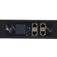PDU Inteligente Trifásico Industrial de 32A 415V 12 Vías C19 SNMPv3 Modbus TCP MQTT 22kW, Equilibrio de Carga Trifásico, Gestión Remota para HPC