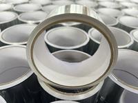 Ruban adhésif en aluminium pur laminé, résistant à la chaleur, imperméable, ignifuge, à haute température, avec adhésif acrylique renforcé pour tuyaux