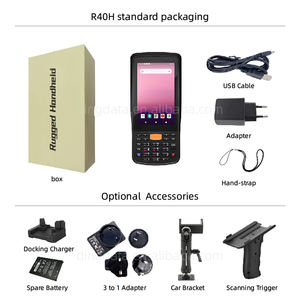 เครื่องอ่านบาร์โค้ดแบบพกพา R40H ทนทานมาตรฐาน IP65 ระบบปฏิบัติการ Android 15os สำหรับอุตสาหกรรม รองรับ 4G พร้อม NFC และเครื่องสแกนบาร์โค้ด Honeywel แบบ 2 มิติ หน่วยความจำ 16GB รองรับ <span class=keywords><strong>RFID</strong></span> สำหรับการจัดการสินค้าคงคลัง - Product Image 6