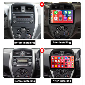 วิทยุติดรถยนต์ Android ขนาด 9 นิ้ว สำหรับ Nissan Versa <span class=keywords><strong>Sedan</strong></span> ปี 2012-2013 รองรับ Carplay และ Android Auto พร้อม GPS และ FM - Product Image 2
