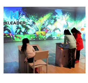 3D interactive wall/floor projection 5D AR games for kids playground holographic display screen digital art exhibition software