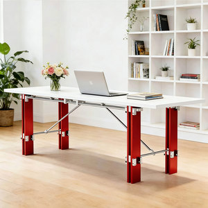 <span class=keywords><strong>Escritorio</strong></span> de <span class=keywords><strong>Oficina</strong></span> Bauhaus, <span class=keywords><strong>Diseño</strong></span> Minimalista, Tablero de Abedul Marino, Mesa Larga, Banco de Trabajo, <span class=keywords><strong>Escritorio</strong></span> para Computadora con Eje Óptico, Uso Comercial - Product Image 3