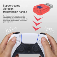 Adaptador de Controlador de Juegos Inalámbrico USB Aolion de Alta Calidad, Rojo, ABS, con Molde Privado para y para