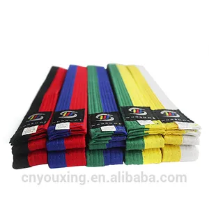 Woosung Customized Bjj Gi Professional Jiu Jiu Jitsu Belts WTF Taekwondo Belts