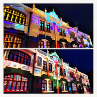 XGUA Pantalla grande Mapping Show 3D Holográfico Proyector de 30000 lúmenes para proyección Construcción Pared Punto al aire libre