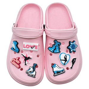 Adornos Personalizados de PVC para Zapatos de Patinaje Artístico, Siluetas de Bailarinas, Elegantes Botones Decorativos para Patines de Hielo, Decoraciones para Deportes de Invierno - Product Image 2