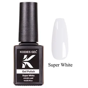 Esmalte de <span class=keywords><strong>uñas</strong></span> en gel superblanco KODIES GEL, <span class=keywords><strong>semipermanente</strong></span> UV, para manicura, pintura en gel a todo color, suministros para d - Product Image 4