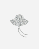 Sombreros de Sol de doble capa para recién nacido, sombreros de cubo de algodón tejido para bebé, Unisex