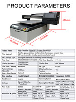 Printer UV DTF Digital Flatbed A1 6090 Berkualitas Tinggi untuk Label Kristal, Pena, Korek Api, Botol, Silinder, Casing Ponsel