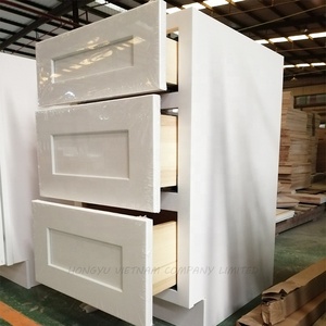 Factory Manufacturer Price List Shaker White RTA American Style <b>Kitchen</b> <b>Cabinets</b> for Wholesalers - Product Image 2