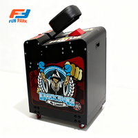Machine de boxe Big Punch, jeu d'arcade à monnayeur, testeur de force de frappe, en métal, garantie 1 an, version anglaise