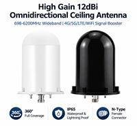 Antenne de plafond verticale 5G à gain élevé 12dBi, large bande 698-2700MHz, connecteur N mâle N femelle, pour bureau et domicile