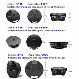 Subwoofer Auto Universal de 15 Pulgadas con Amplificador para Llanta de Repuesto, Altavoz de Bajos Profesional para Coche - Product Image 4