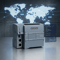 Controlador PLC Siemens S7-1200 Nuevo, 6ES7212-1AE40-0XB0 CPU 1212C 8DI 6DO 2AI DC 20.4-28.8V 75KB Memoria Módulo CPU
