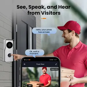 1080P Video Intercom System HD Screen DoorPhone For Home Wireless WiFi Smart Video Door Bell Wired Doorbell TUYA APP Smartlife