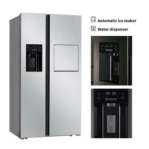 Réfrigérateur intelligent Hisense 606L <span class=keywords><strong>avec</strong></span> <span class=keywords><strong>distributeur</strong></span> <span class=keywords><strong>d</strong></span>'<span class=keywords><strong>eau</strong></span>, sans givre, étagères en verre et en fil métallique en option, fourni par le fabricant - Product Image 2