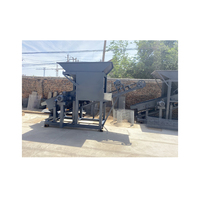 Petit tamis rotatif à tambour, mini séparateur de sable aurifère, machine de criblage pour déchets MSW et compost