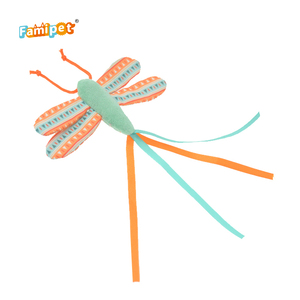 Jouet pour chaton en peluche douce Famipet, nouveau design libellule, avec herbe à chat, ensemble de jouets pour chat - Product Image 5