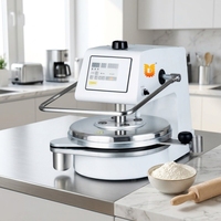 Presse à tortillas, pain pita et pizza en acier inoxydable, machine à étaler la pâte pour cuisine commerciale, cantine