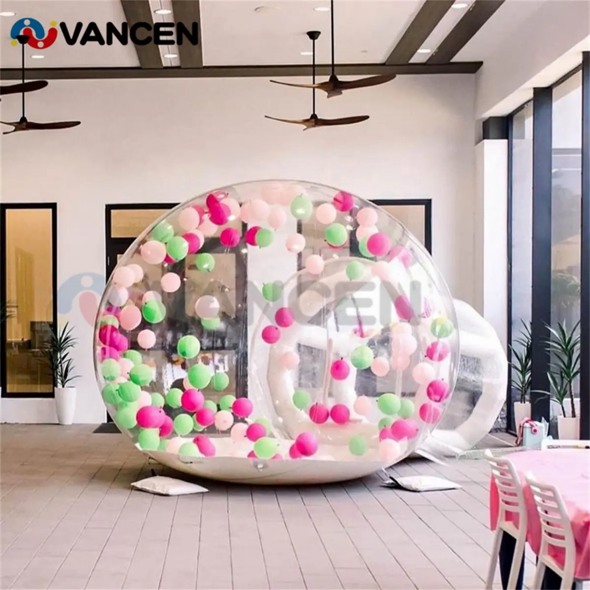 2024 nuovo stile popolare balloon artist advertising gonfiabile the balloon fun house bubble house gonfiabile