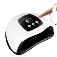 Lámpara Profesional UV LED para Uñas de 48W, 24 Perlas, Doble Longitud de Onda 365+405nm, Sensor Táctil, Temporizador 30/60/90, Secador de Gel para Salón
