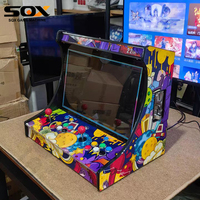 Nueva Consola de Videojuegos Arcade de 22 Pulgadas Street Fighter para Dos Jugadores a Precio Económico, Máquina de Juego que Funciona con Monedas