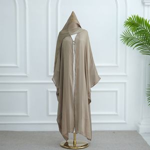 Abito Cardigan elegante Color tacchino a tinta unita Dubai <span class=keywords><strong>turchia</strong></span> abito Abaya musulmano per l'estate - Product Image 2