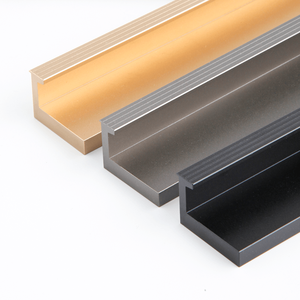 Pegangan Furnitur Aluminium Emas Modern Berkualitas Tinggi Harga Terjangkau Tak Terlihat untuk Lemari Pakaian Kamar Tidur Dapur Laci Pintu - Product Image 5