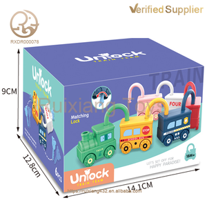 Mini dessin animé pour enfants jouets de cabotage paire de clés déverrouillage Train de <span class=keywords><strong>police</strong></span> incendie pour l'éducation des lumières véhicule jouet à Friction amusant - Product Image 5