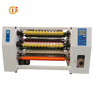 Super clear tape slitting machine with rotary adhesive tape making machine