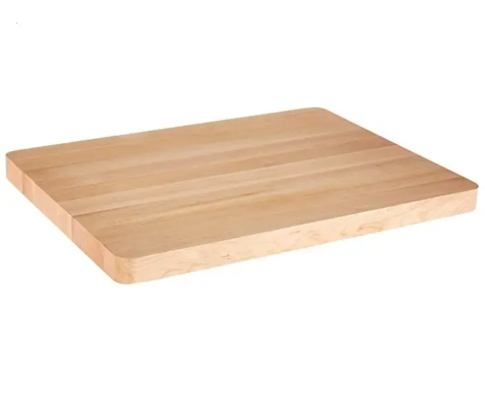 Maple Wood Edge Grain Reversible Cutting Board, 18x12x1.25 Inches