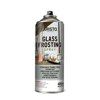 Peinture et revêtement en spray givré Aristo Glass pour finition décorative, peinture pour verre givré, acrylique. Support de peinture automobile 2 ans 400ml