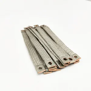 Cable de tierra plano trenzado de cobre personalizado de alta calidad para cables eléctricos
