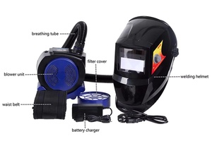 Capot <span class=keywords><strong>de</strong></span> soudage industriel à air comprimé, respirateur ventilé pour soudeur à l'arc, écran <span class=keywords><strong>de</strong></span> sécurité à air pur - Product Image 2