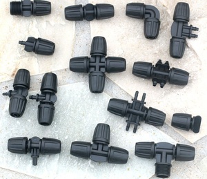 SLGJ051 Tubo de Dos Vías con Bloqueo Capilar, Accesorios de PE para Riego Hidropónico - Product Image 3