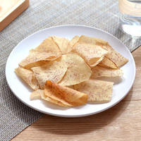 Snacks Exóticos al por Mayor: Chips de Taro con Sabor a Sal Marina y Pimienta Negra, Papas Fritas Lays Crujientes Listas para Comer, 60g