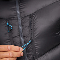 Nouveauté Veste en duvet avec logo personnalisé, manteau d'hiver chaud en duvet de canard, vestes zippées pour hommes
