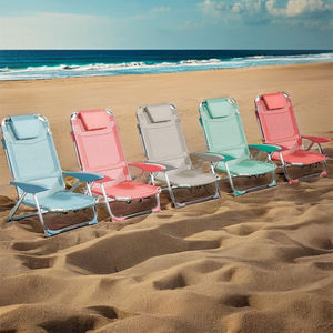 गार्डन बीच के लिए फोल्डेबल रेक्लाइनिंग चेयर एल्यूमीनियम हल्का आउटडोर पोर्टेबल - Product Image 3