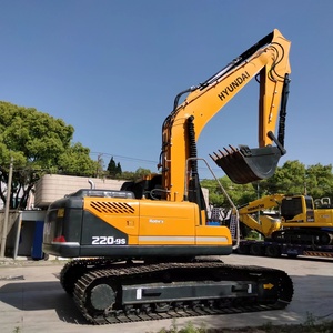 Excavatrice sur chenilles d'occasion de 22 tonnes, excavatrice moyenne R220lc-9s, Hyundai d'origine 220lc 220, pelle sur chenilles d'occasion - Product Image 5