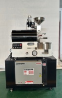 Machine à torréfier les grains de café automatique au gaz et à l'électricité 5-10 kg Utilisation commerciale Équipement de torréfaction du café pour les cafés