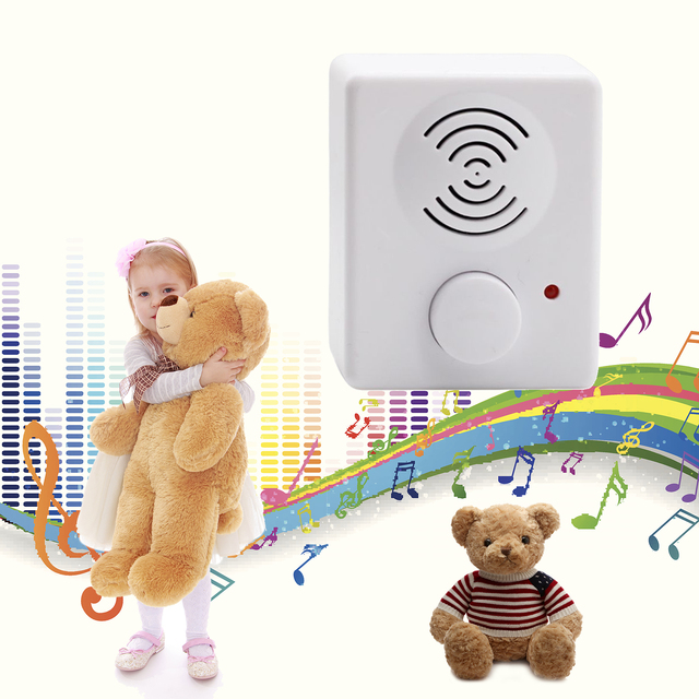 Factory Custom 4MB Square Push Button USB Downloadable Music Sound Module Voice Recorder Box for Stuffed Plush Doll Toy