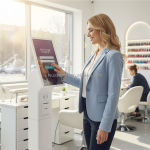 Kiosque <span class=keywords><strong>de</strong></span> paiement terminal intérieur autonome 21,5/23,8'' sur pied, machine TPV avec SDK pour <span class=keywords><strong>commande</strong></span> et service en libre-service, idéal pour <span class=keywords><strong>restaurant</strong></span> - Product Image 5