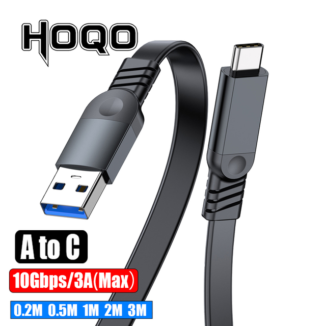 FPC USB-A to USB-C 1m 4A Fast Charging Data Cable for Smartphone Pad Camera