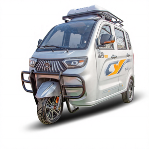 Tricycle <span class=keywords><strong>taxi</strong></span> électrique à trois roues à carrosserie fermée pour le transport de passagers, vitesse ≤30 km/h, autonomie 50-70 km - Product Image 3